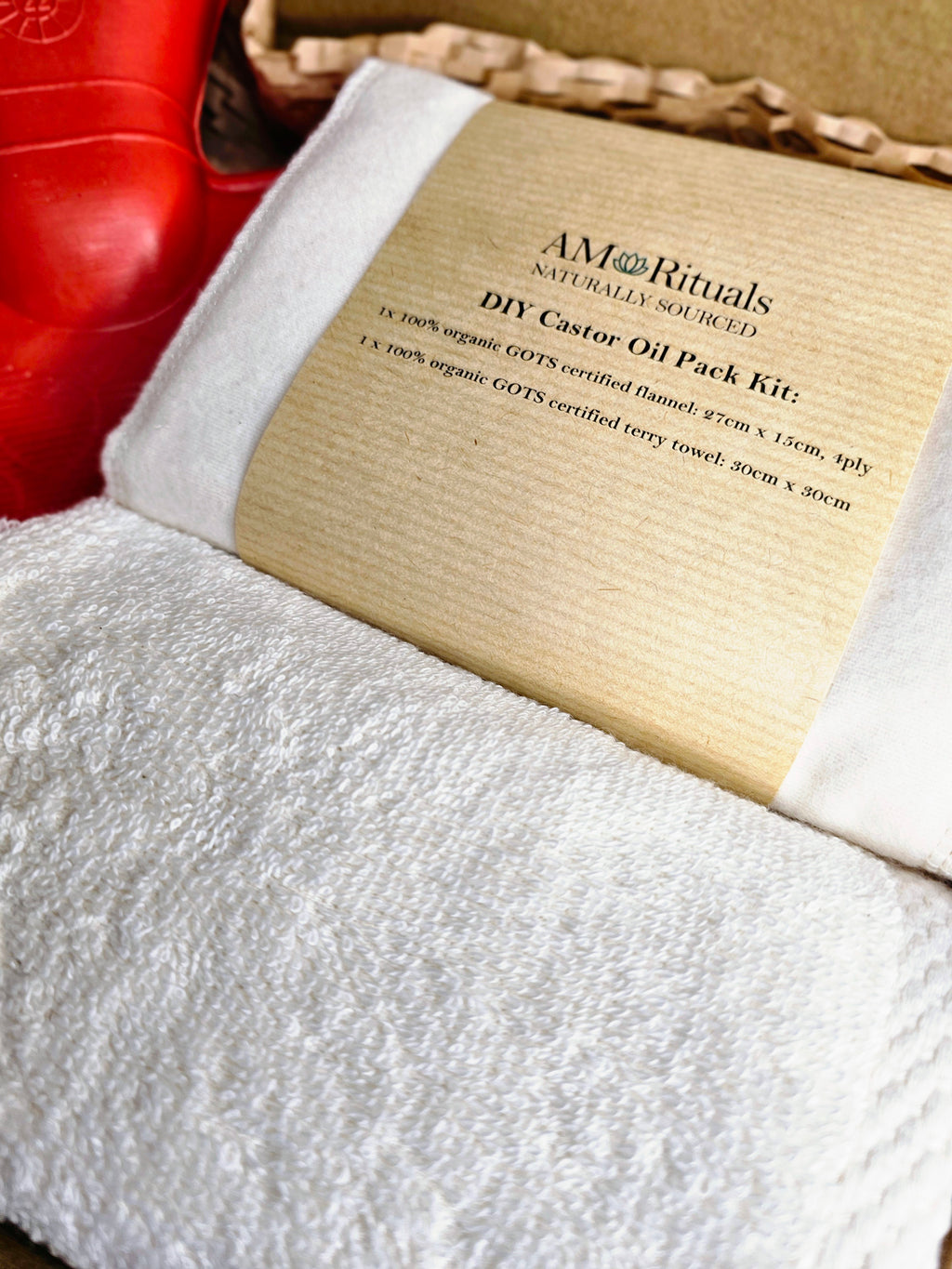 DIY Castor Oil Pack Kit with Hot Water Bottle, photo 7