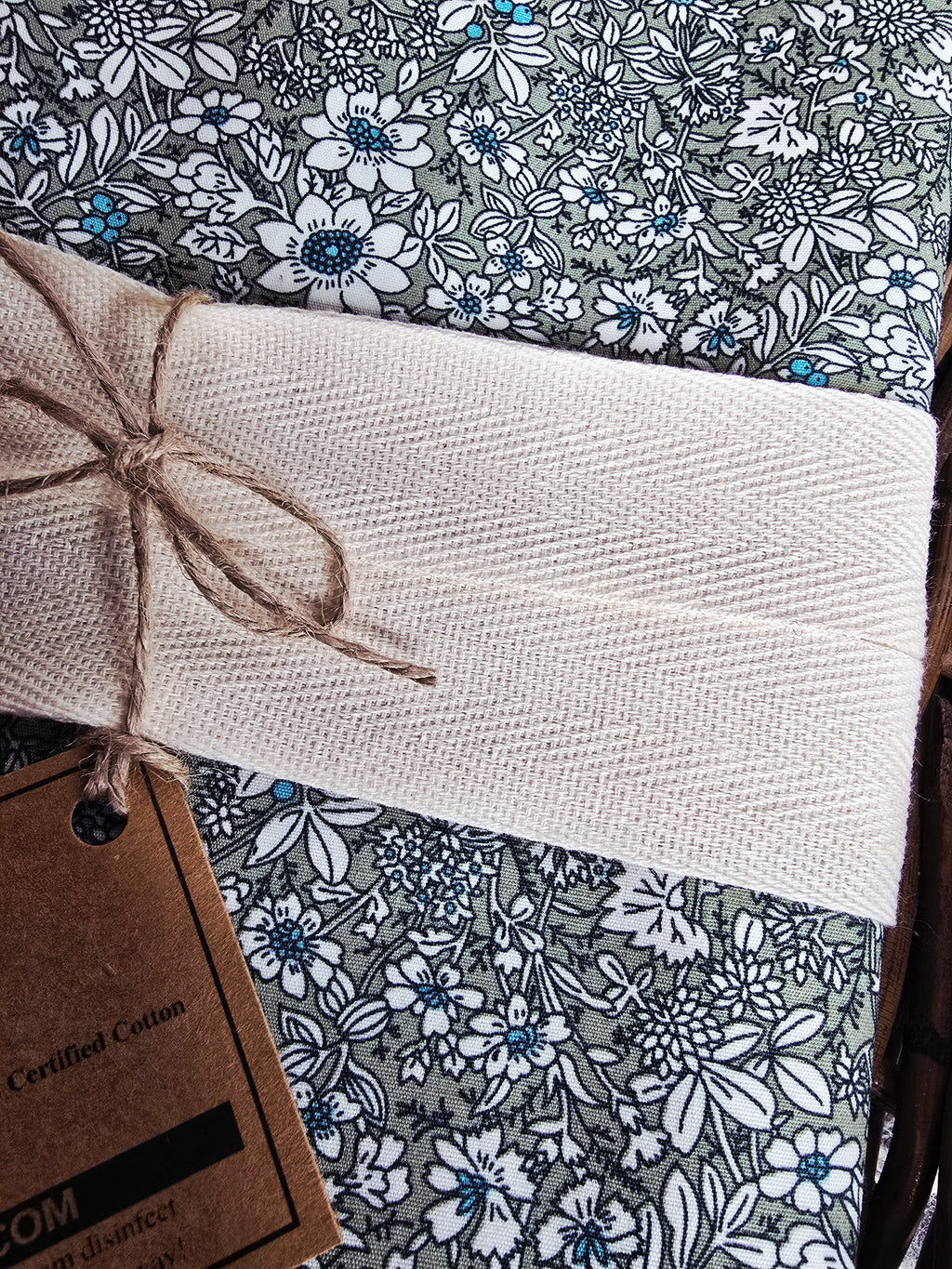 Castor Oil Pack, Green Floral, photo 5