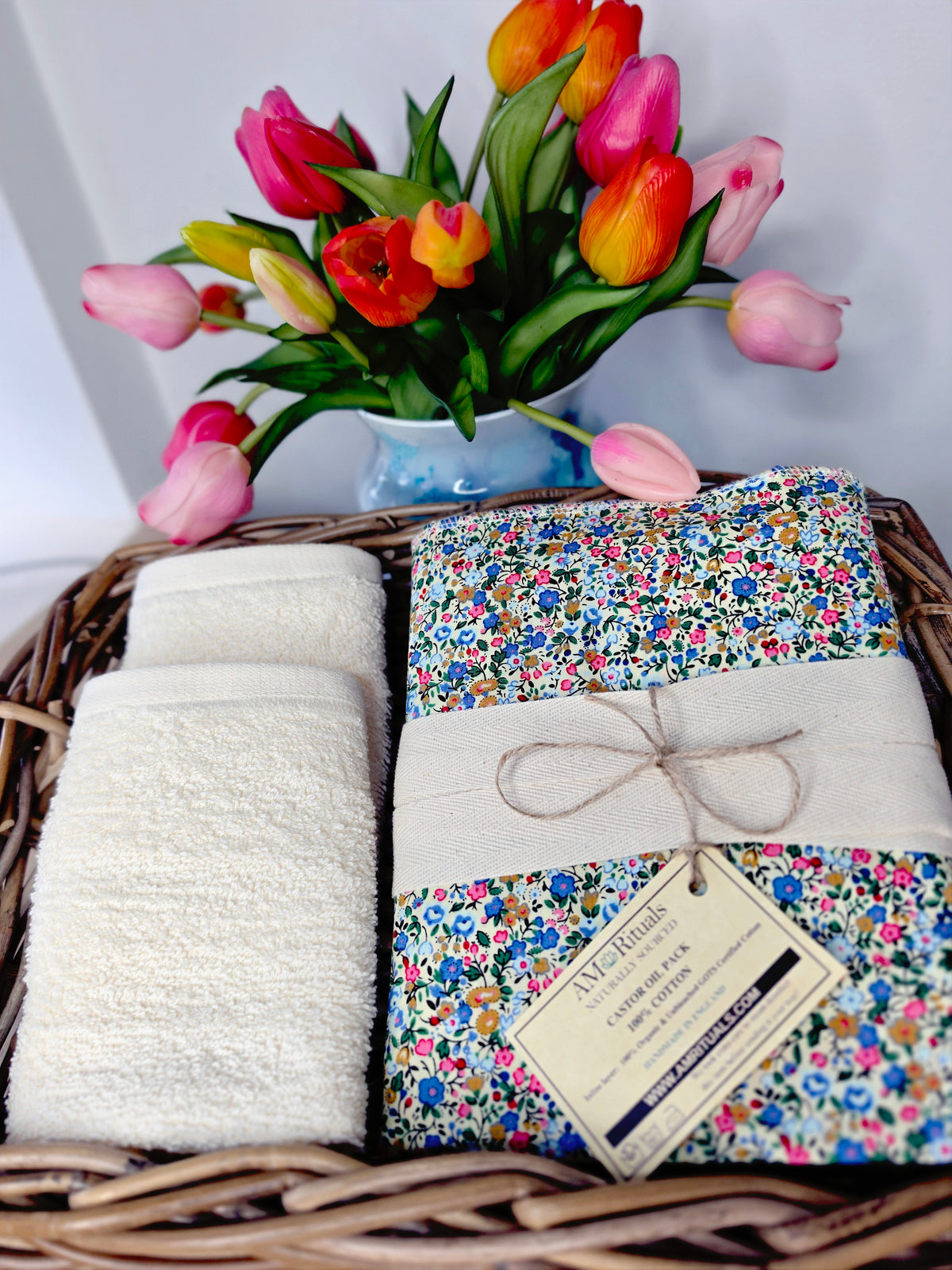 Castor Oil Pack Kit, Multicoloured Flowers, photo 1