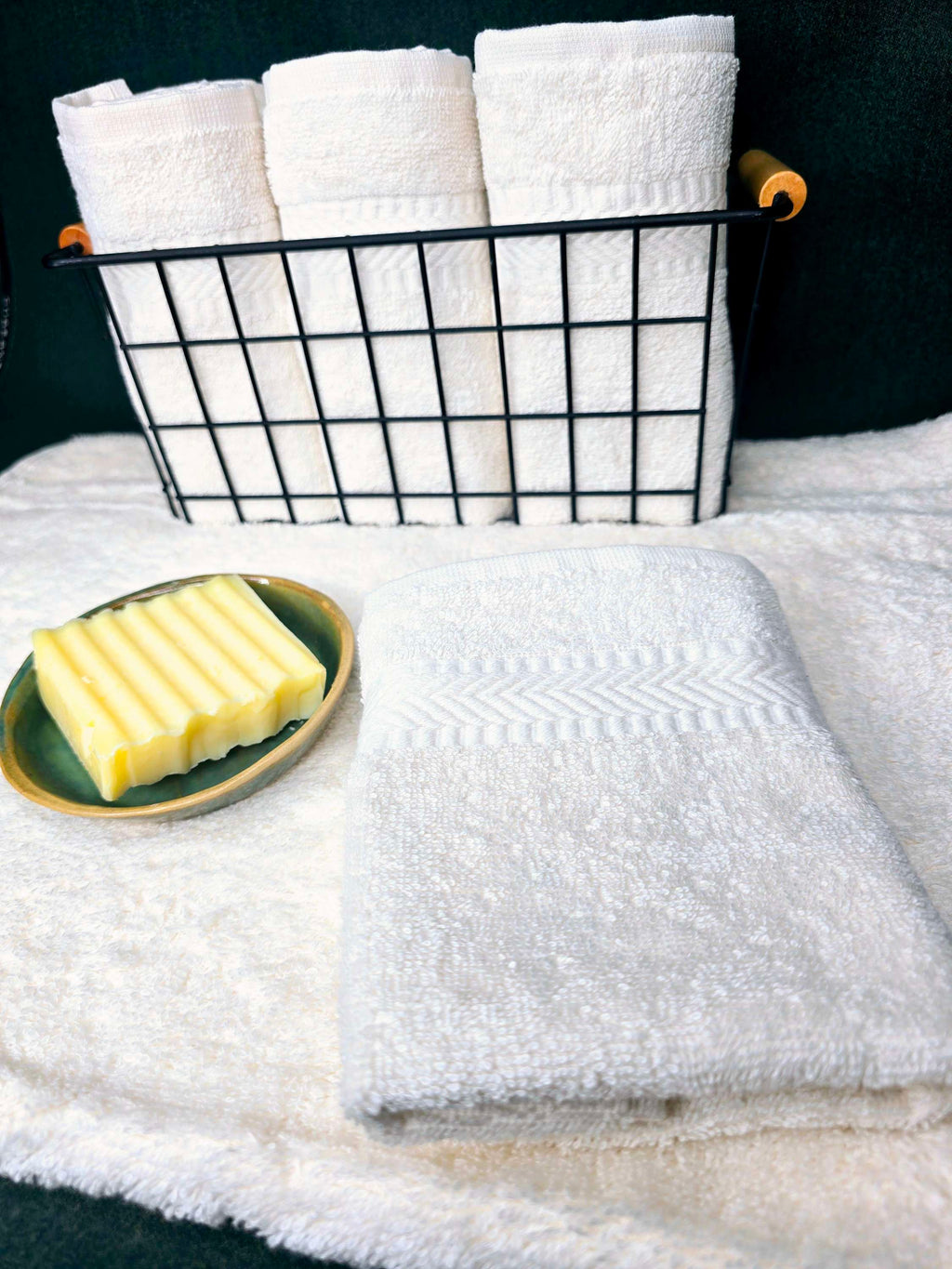 Organic Cotton Face Cloth, Unbleached - photo 4