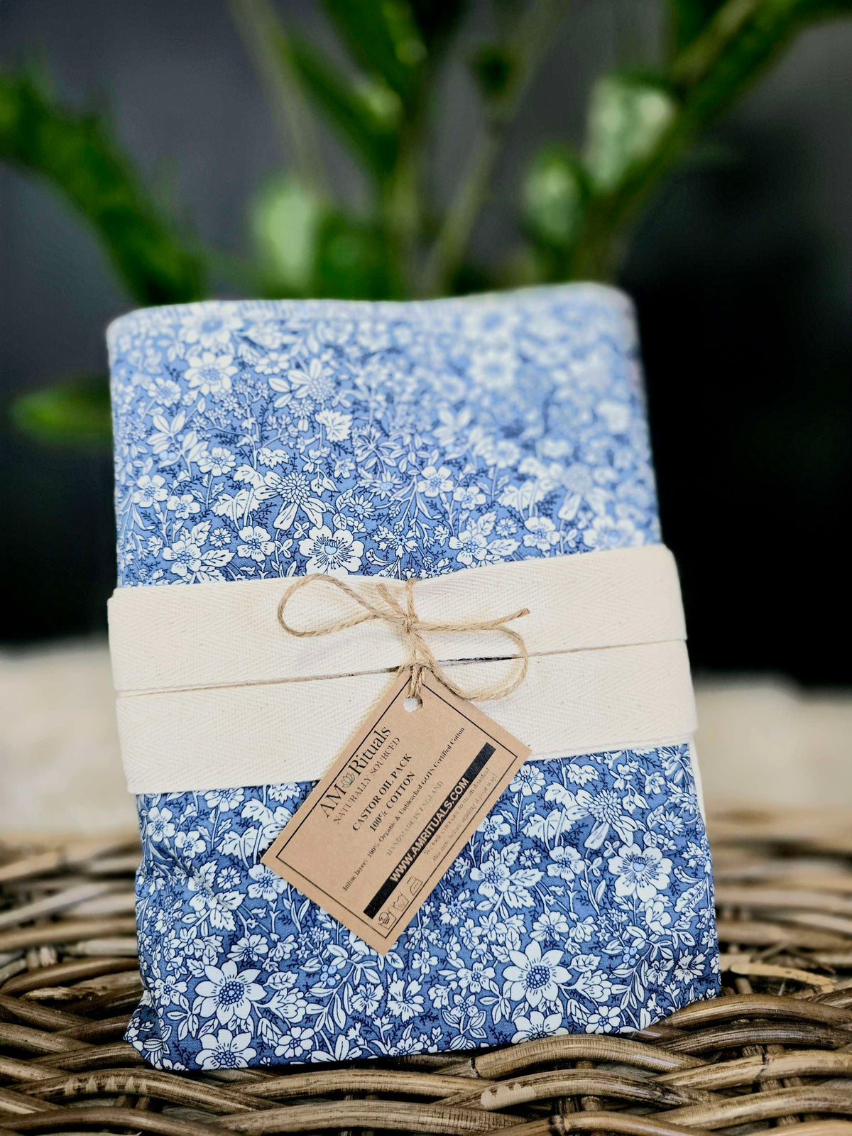 Castor Oil Pack, Blue Flowers - photo 7
