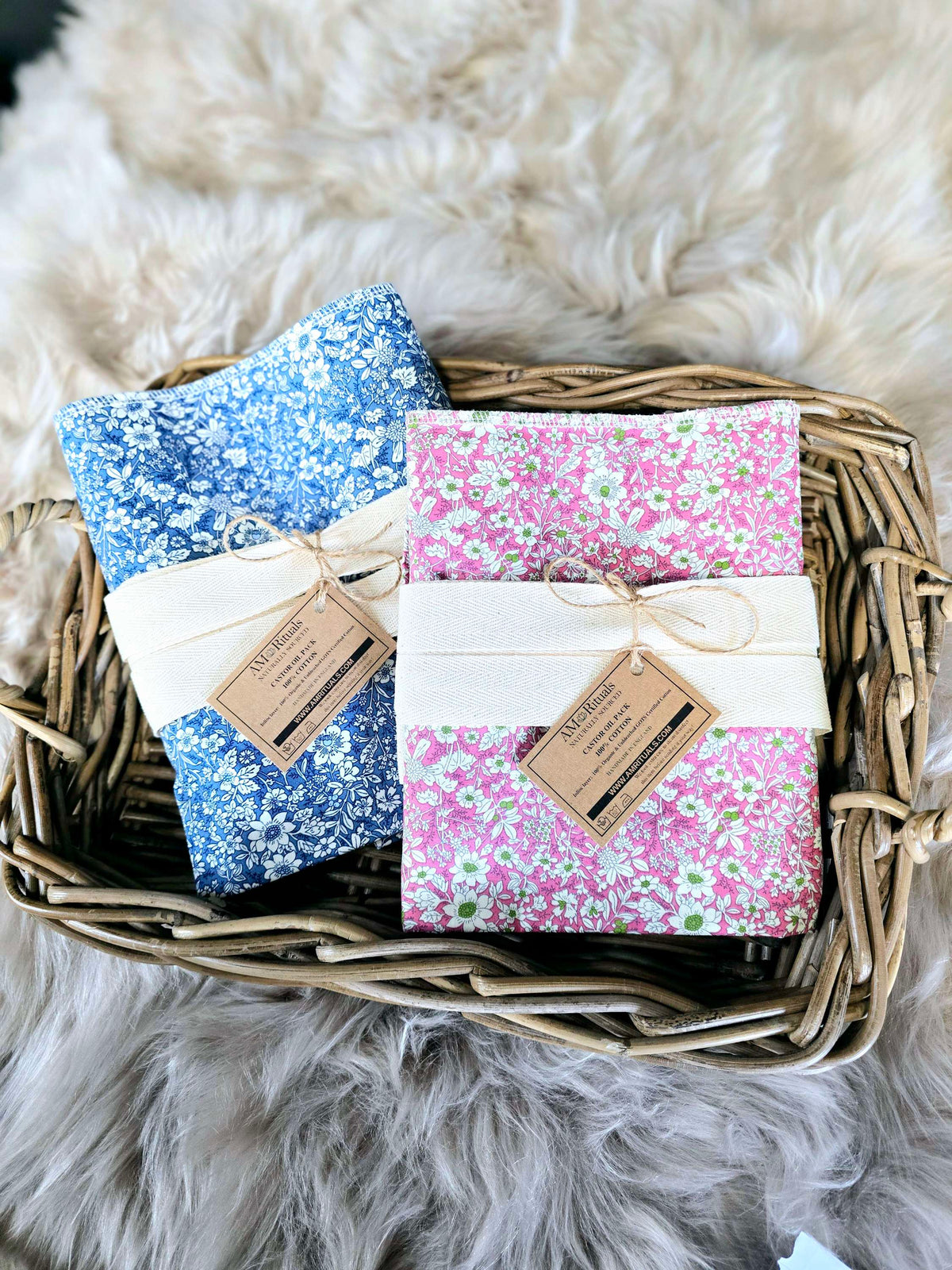 Castor Oil Pack, Blue Flowers - photo 6