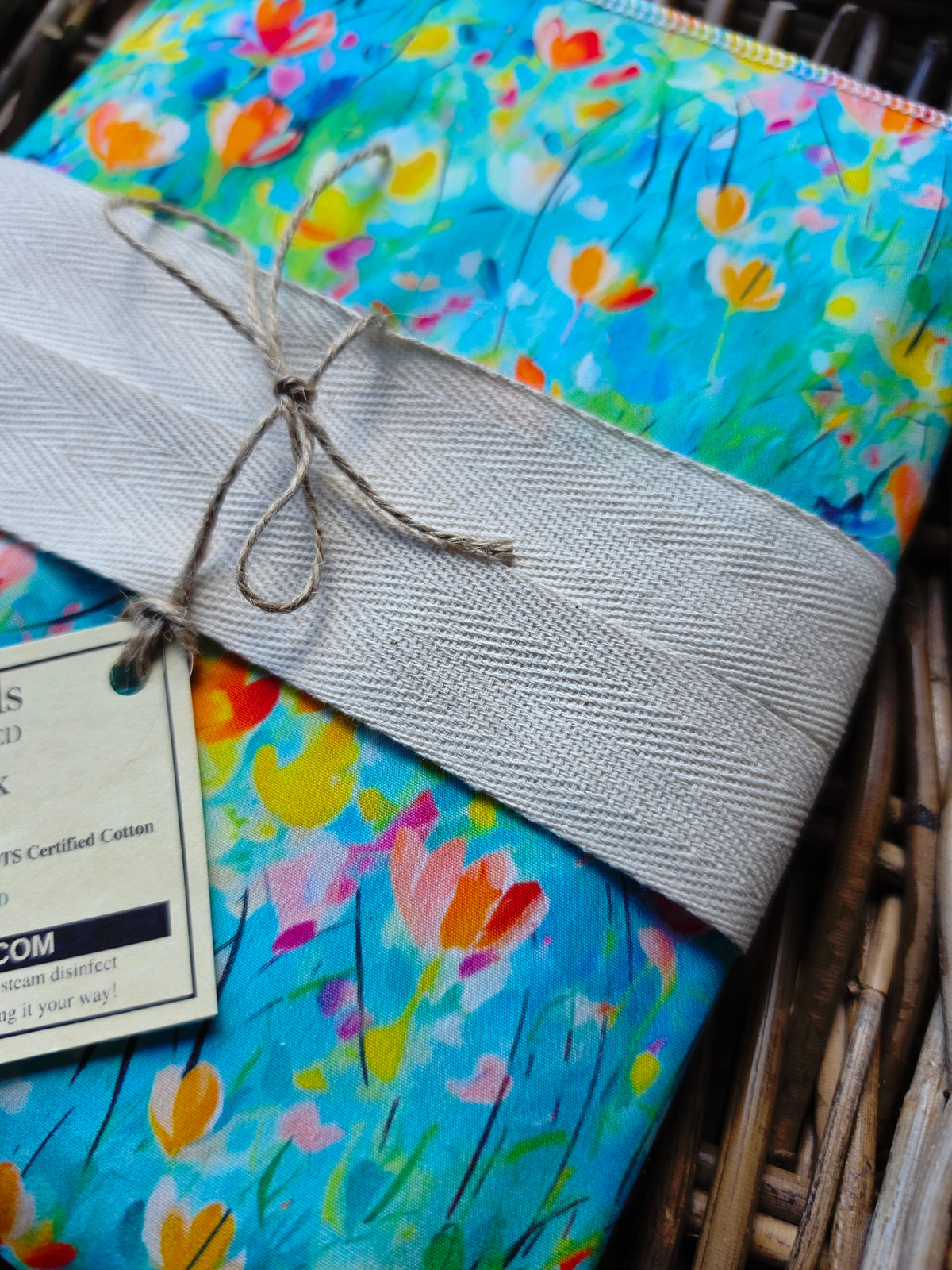 Castor Oil Pack, Turquoise Flowers, photo 5
