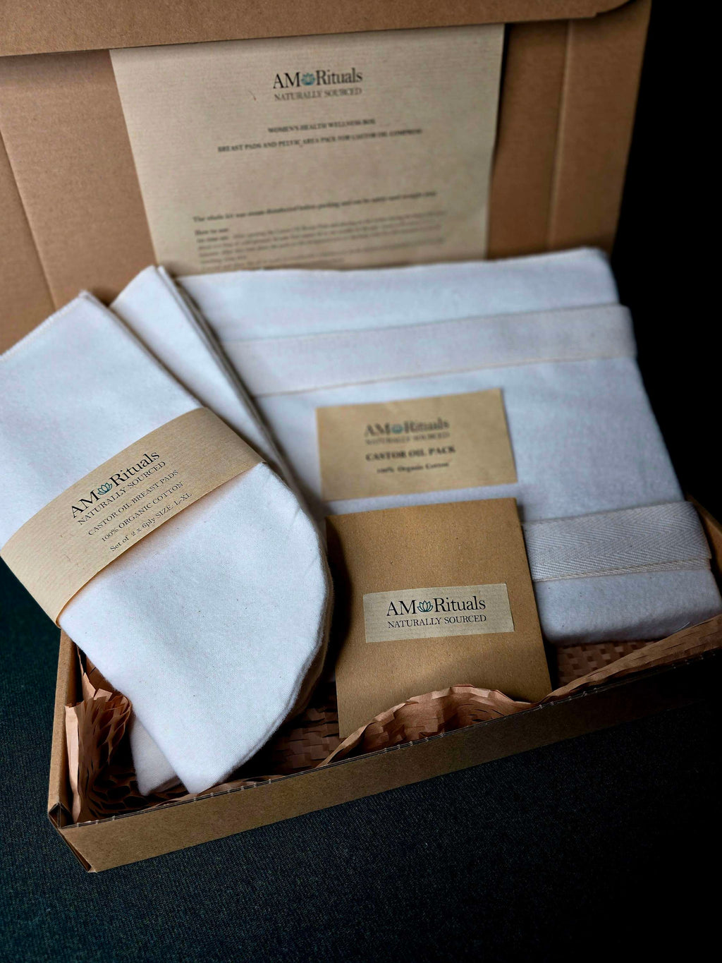Castor Oil Pack & Breast Pads Gift Box, L-XL - photo 9