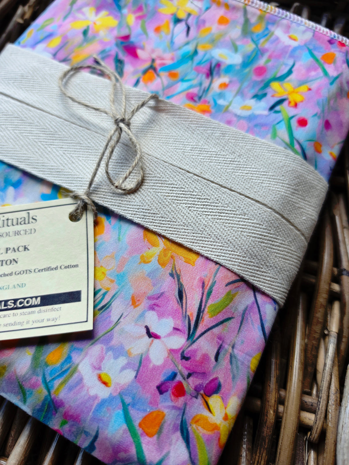 Castor Oil Pack, Pastel Flowers, photo 6