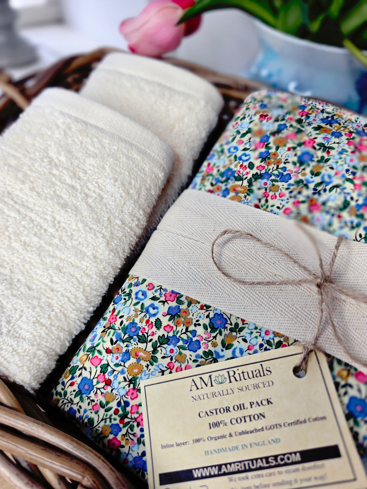 Castor Oil Pack Kit with Hot Water Bottle, photo 2
