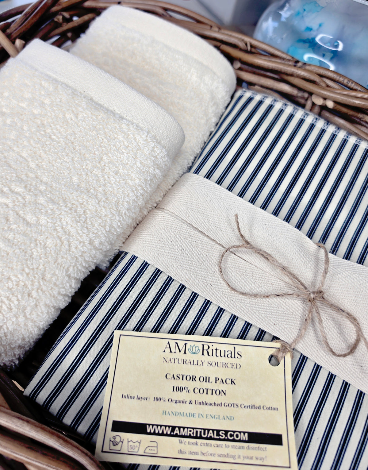 Castor Oil Pack Kit, Navy, photo 2